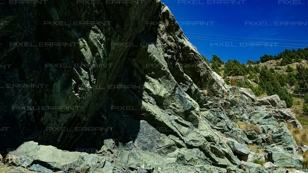 Le contraste des couleurs vert et bleu