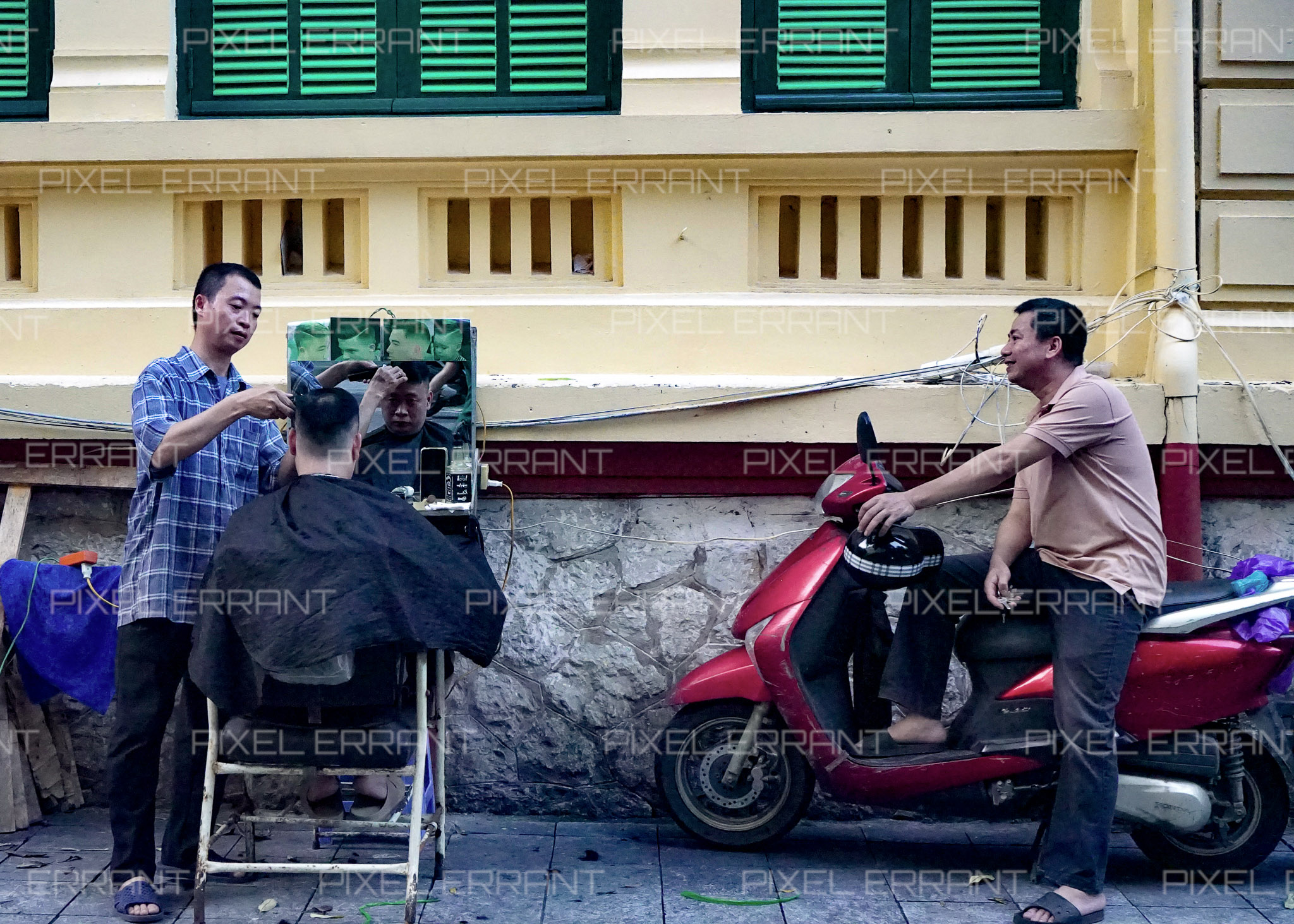 Coiffeur de rue