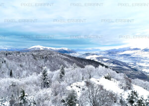 Vue aérienne de la Matheysine